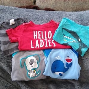 5 short sleeved shirts